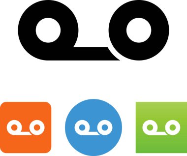 Sesli posta / sesli mesaj teyp simgesi