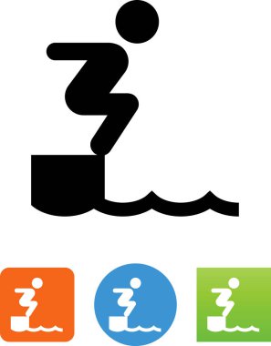 Dalgıç sembolü indirmek için. Video, mobil uygulamalar, Web siteleri ve yazdırma projeleri için vektör simgeler