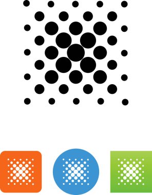 Kare vektör simge bulanıklık