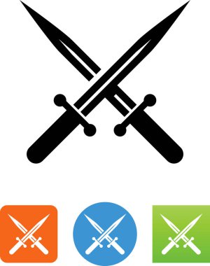 kılıç vektör simge geçti