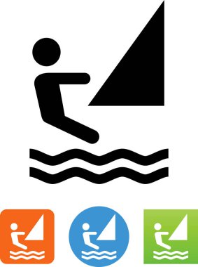 Vektör Icon yelken kişi