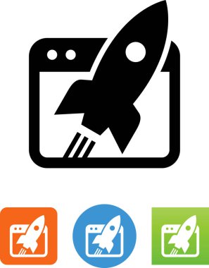 Web sayfası başlatma simgesi