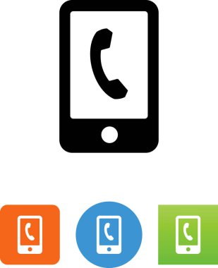 Akıllı telefon telefon vektör simgesi