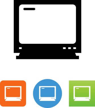TV vektör Icon set
