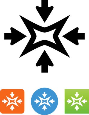 Deli doktoru ok vektör simgesi