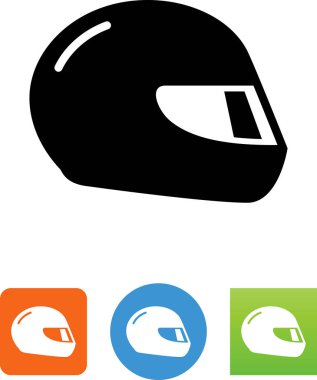 Otomotiv kask vektör simgesi