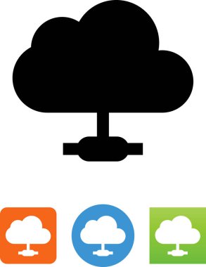 Ağ simgesini bağlı bulut