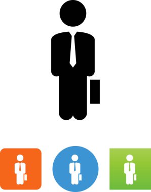 Evrak Çantası'nı vektör simgesi ile iş professional