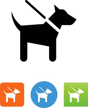 Köpek kira kontratı vektör simgesine