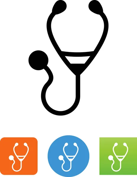 Doctor Stethoscope Vector Icon — Stock Vector