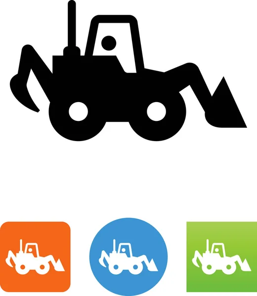 Front End Loader Vector Icon — Stock Vector