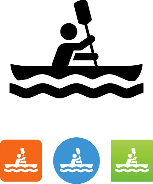 Sea kayak vector icon