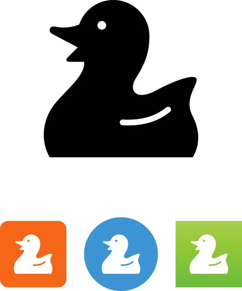 Pato Goma Vector Icono — Vector de stock