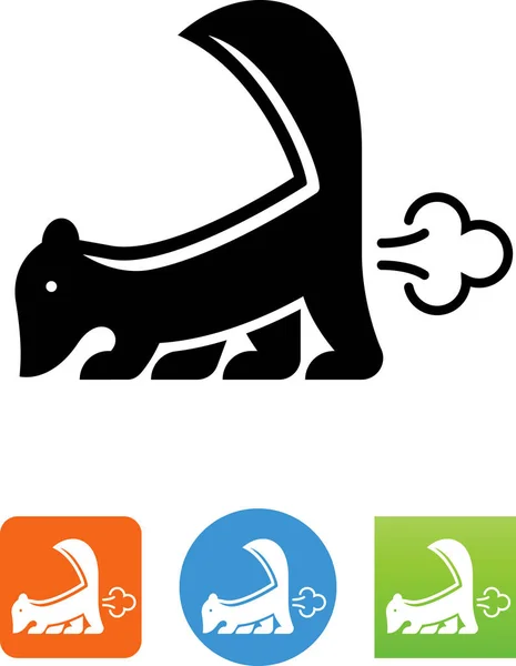 Skunk Spray Vector Icono — Vector de stock