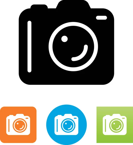 Icono Vector Cámara Dslr — Vector de stock