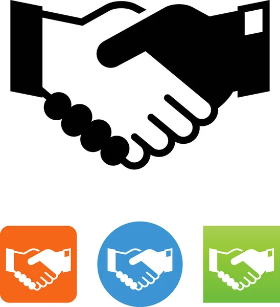 Handshake Agreement Vector Icon — Stock Vector