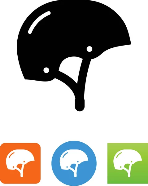 Skateboard Helmet Vector Icon — Stock Vector