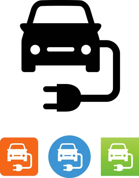 Car Electric Plug Vector Icon — Stock Vector