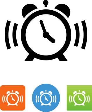 Alarm saat vektör simgesi