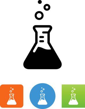 Bilim kabı vektör simgesi