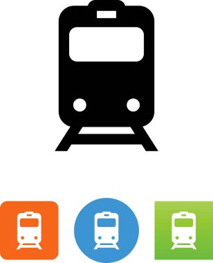 Banliyö tren vektör simgesi