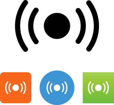 Kablosuz bağlantı vektör simgesi