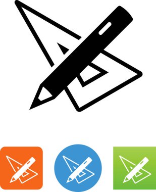 Çizim araçları vektör simgesi