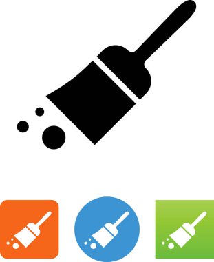 Toz vektör simgesi ile süpürge