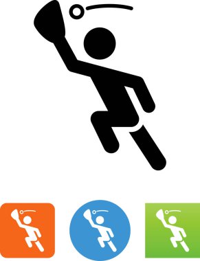 Beyzbol catch vektör simgesi