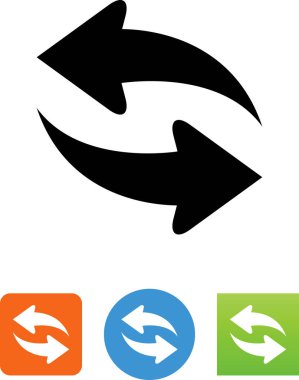 Ok vektör simgesini tazele