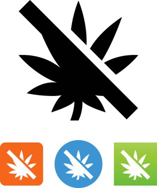 Esrar sigara vektör simge yok