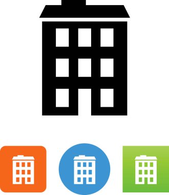 Town house vektör simgesi