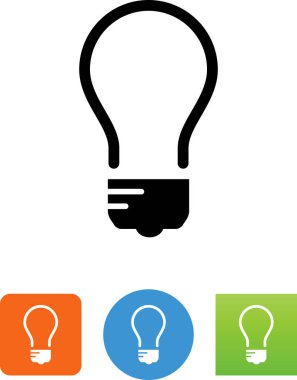 ampul vektör simgesi