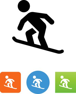 Snowboarder / Snowboard sport symbol 