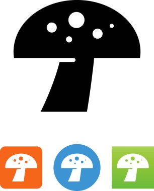 Mantar sebze vektör simgesi