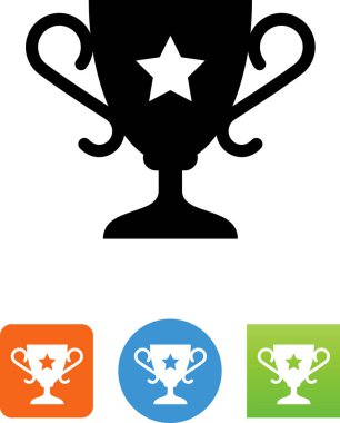 Trophy Kupası yıldız simgesi ile