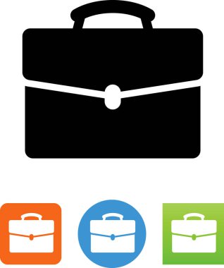 iş evrak çantası vektör simgesi