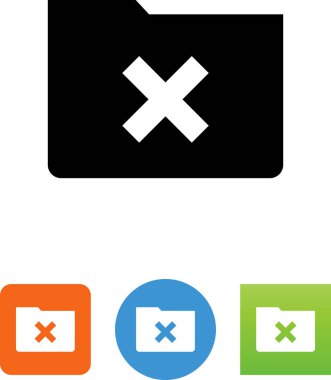 Ulaşılmaz dizini vektör simgesi