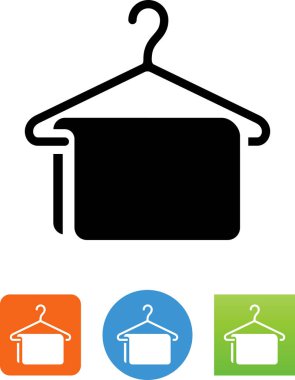 giysi askısı vektör simgesi