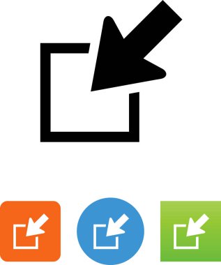 Alma simge vektör simgesi