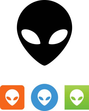 Uzaylı Ufo vektör simgesi