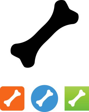 İnsan kemik vektör simgesi