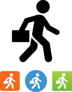 Beyaz yakalı işçi vektör simgesi