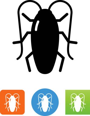 Roach hata vektör simgesi