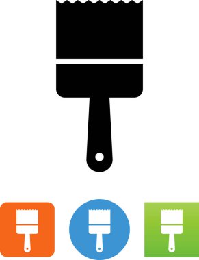 boya fırçası vektör simgesi
