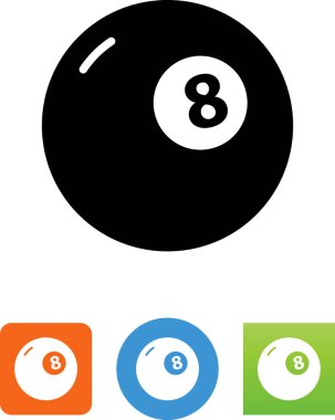 8 top vektör simgesi