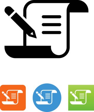 Komut dosyası ile kalem simgesi