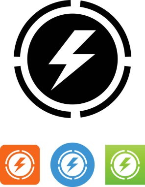 Yıldırım cıvata vektör simgesi