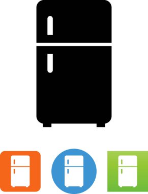 Buzdolabı cihaz vektör simgesi
