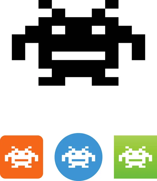 电子游戏外星矢量图标 — 图库矢量图片